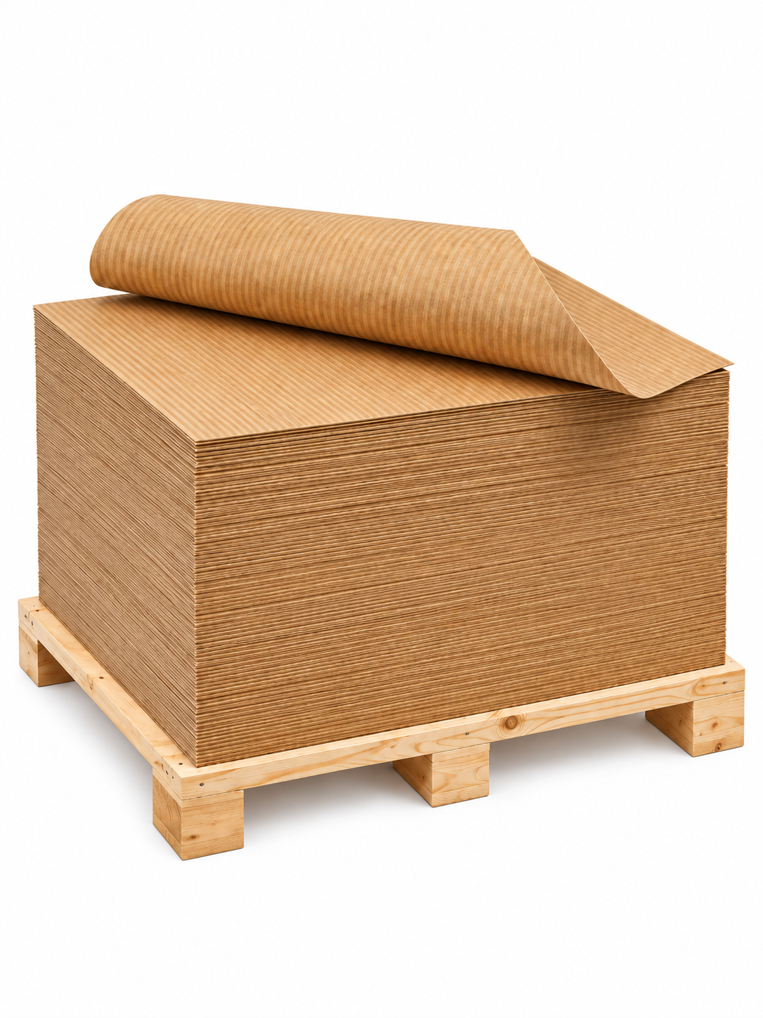 Ribbed Kraft Paper